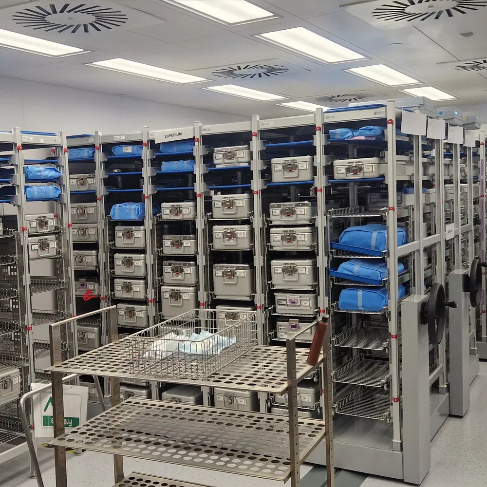 Sterilgutlager Referenz OZG Healthcare 4