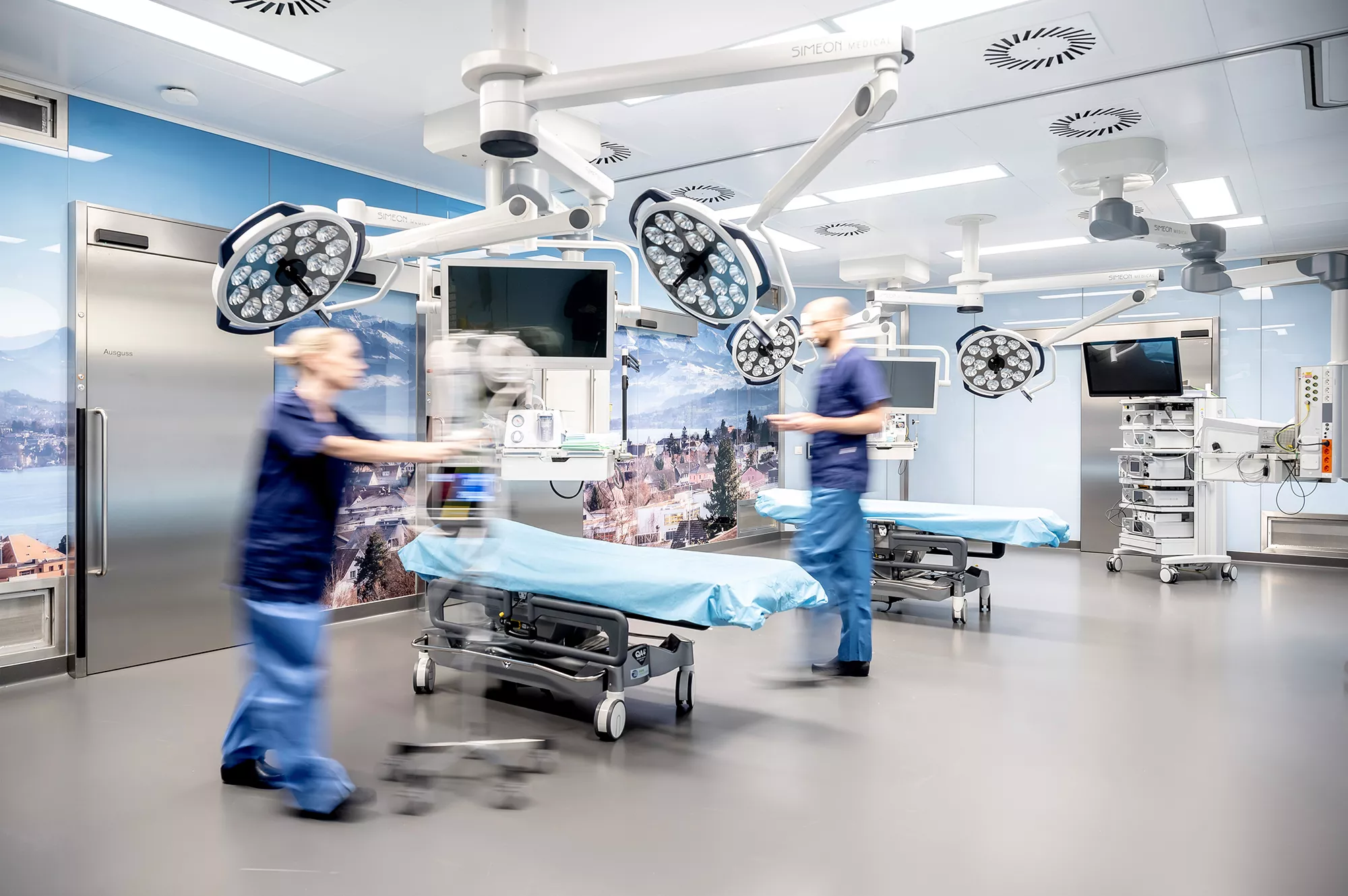 Seechirurgie OP Saal mit ZG40 OP Tisch