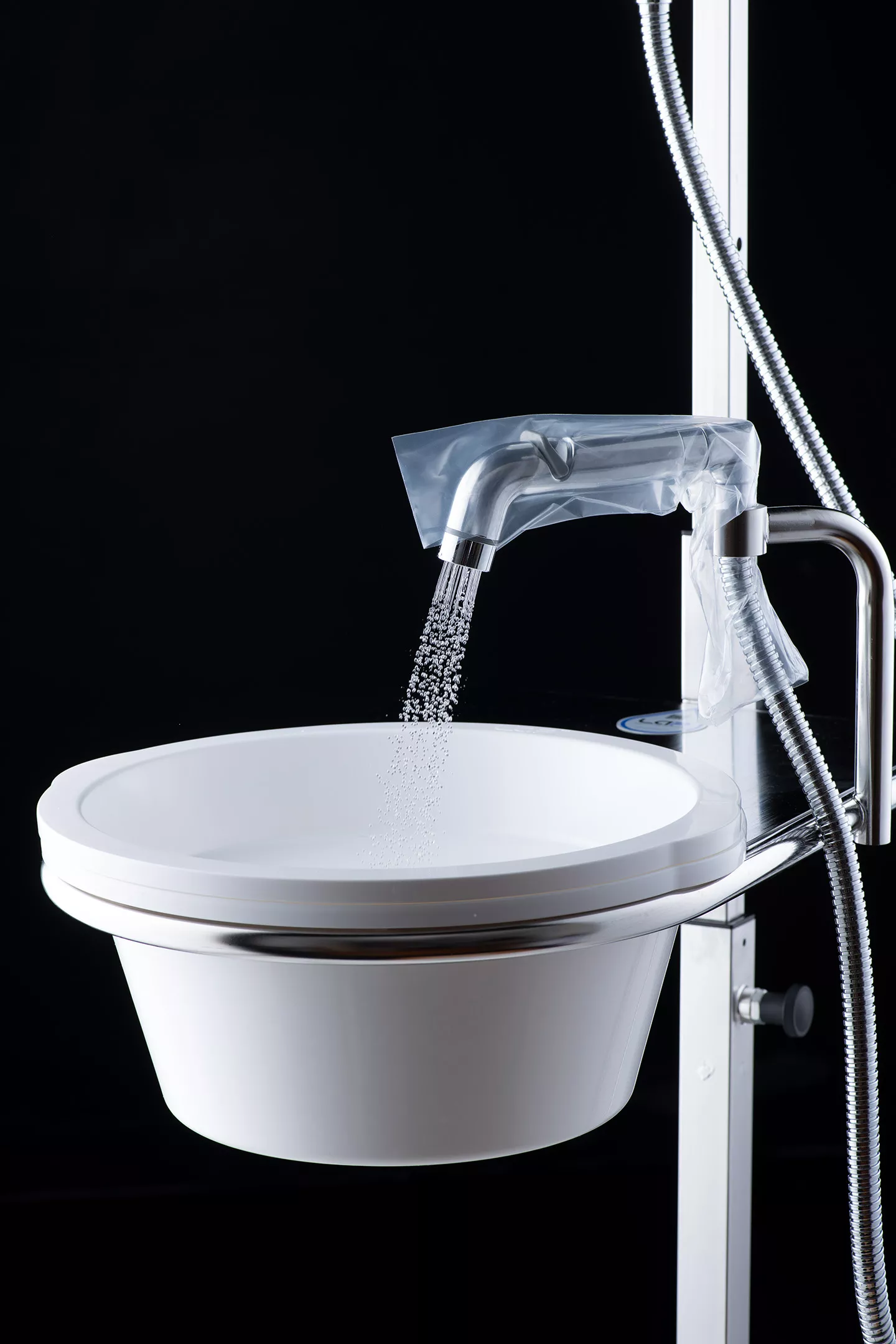 LAP Mobiles Waschenbecken Wasserhahn Schutz