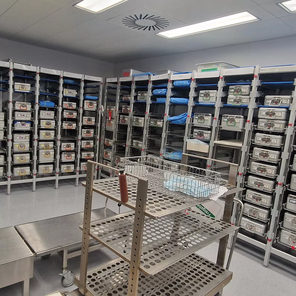 Sterilgutlager Referenz OZG Healthcare 1