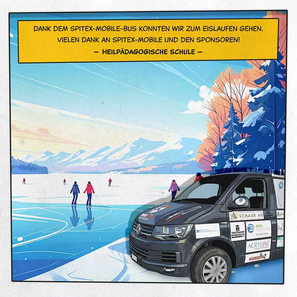 3 Spitex Bus Eislaufen