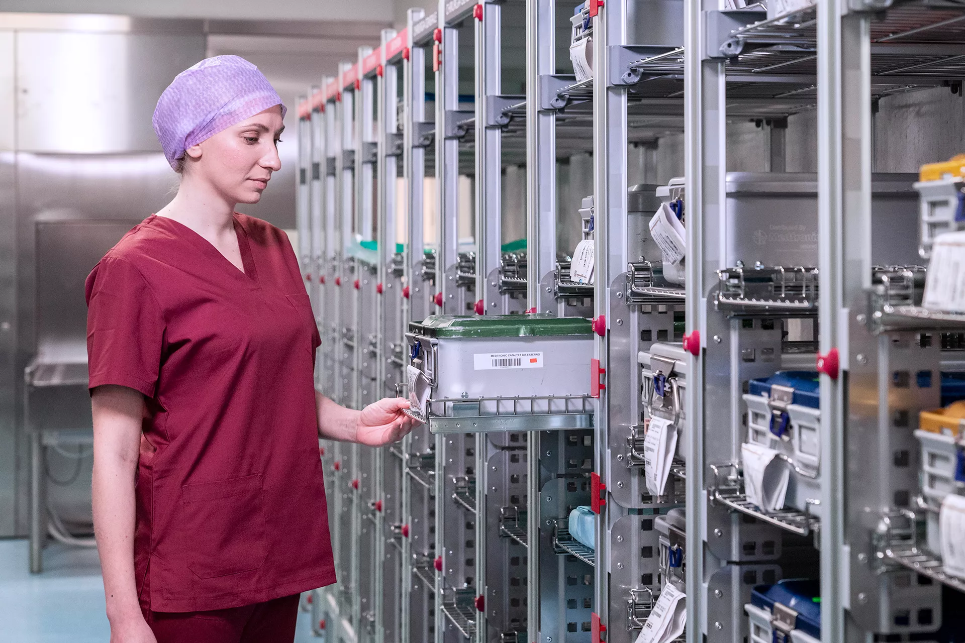 Sterilgutlagerung Referenzprojekt OZG Container